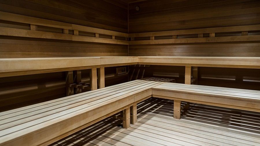 a sauna at YO1 Longevity & Health Resorts, Catskills
