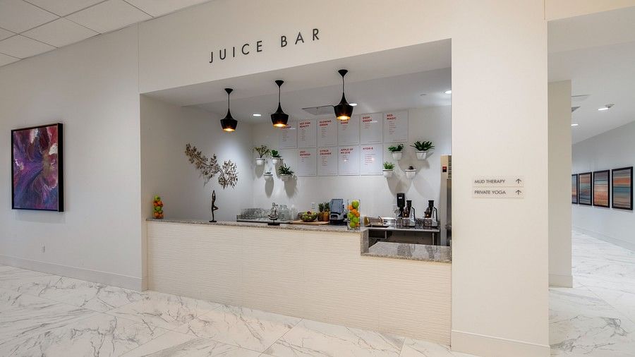 the juicebar at YO1 Longevity & Health Resorts, Catskills