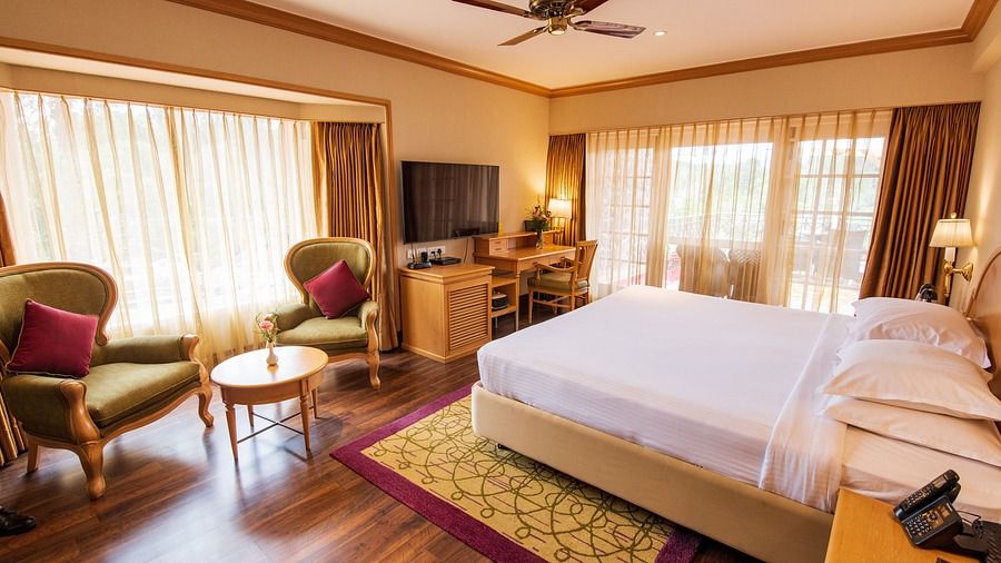 bedroom at the Suites in Kodaikanal 