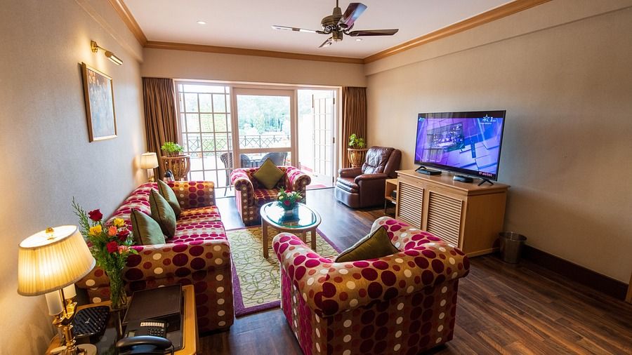 the living space at the Suites in Kodaikanal
