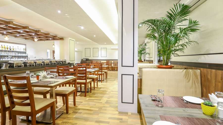 dining setting at a restaurant at Banari Regency by Summit, Namchi