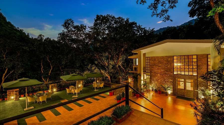Image of Summit By The Ganges Beach Resort & Spa, Rishikesh at night