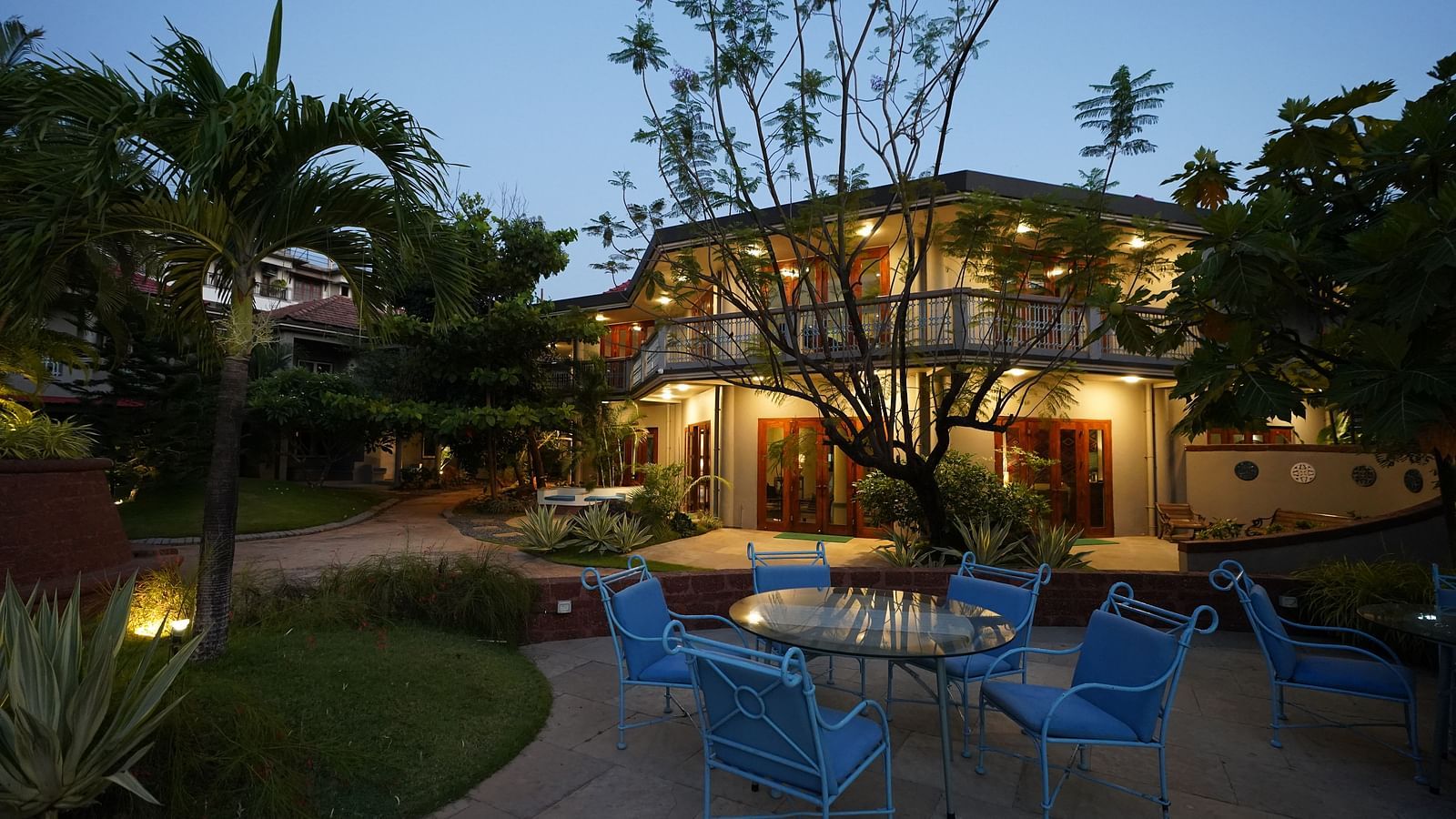 An facade image of a property that showcases an outdoor seating areas - Argo By Trance, Goa