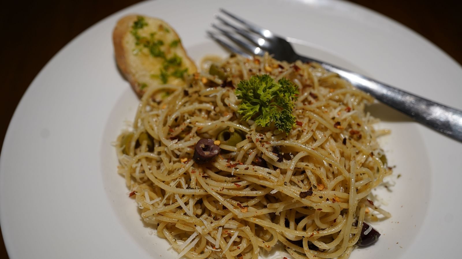 An image of a spaghetti placed on a plate - Argo By Trance, Goa 