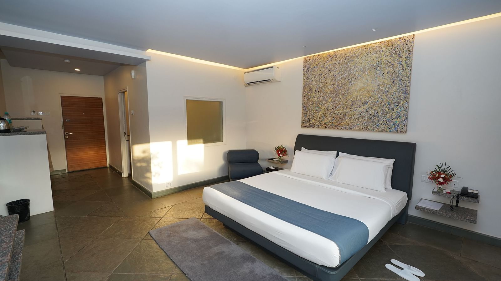 An image of a bedroom with king size bed - Argo By Trance, Goa