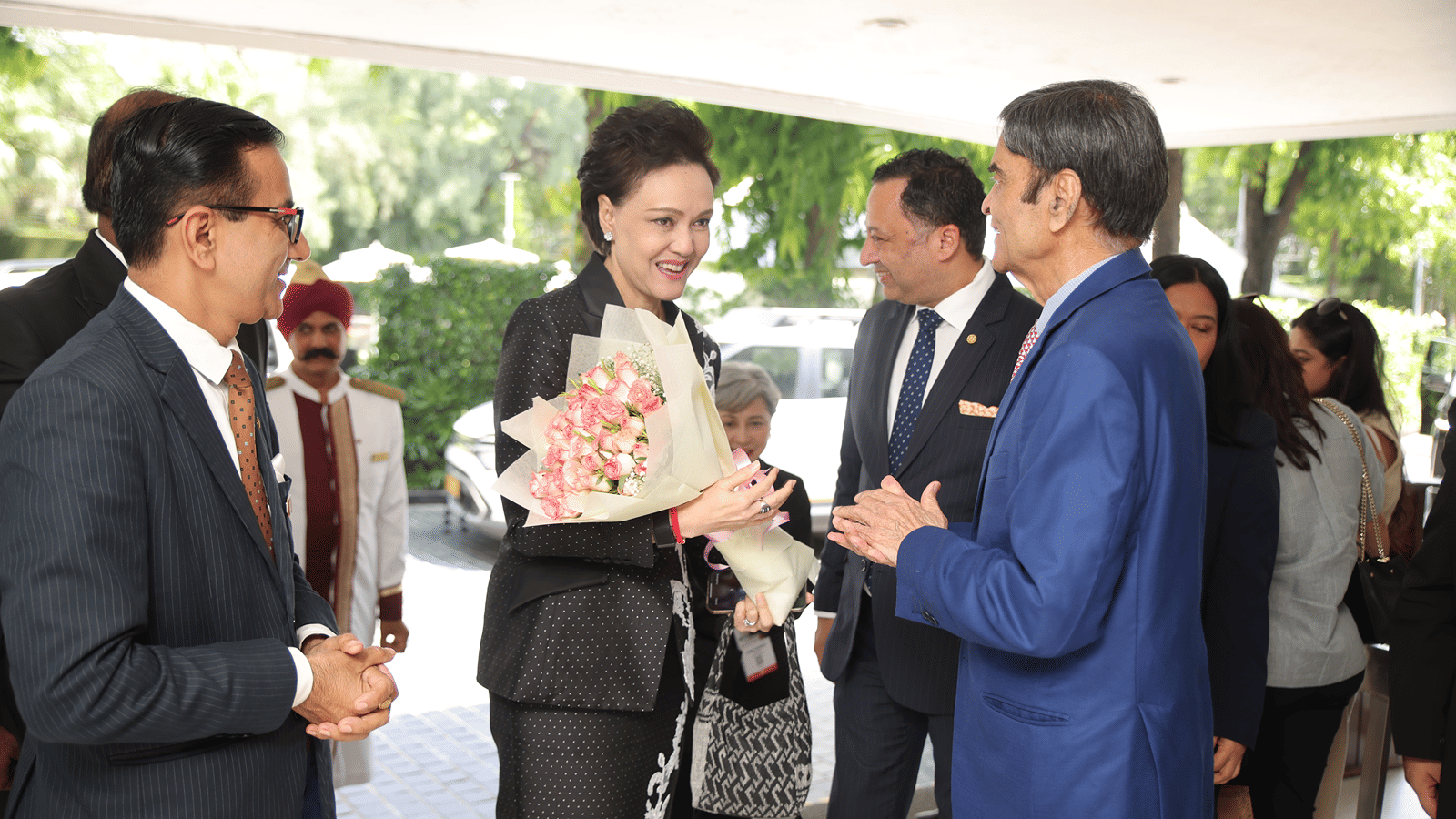 Guests and officials interact during the Thai SELECT recognition event at Erawaan.