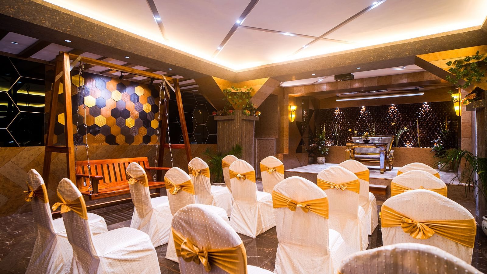 Side view of  banquet hall at Coral Reef Hotel & Resort