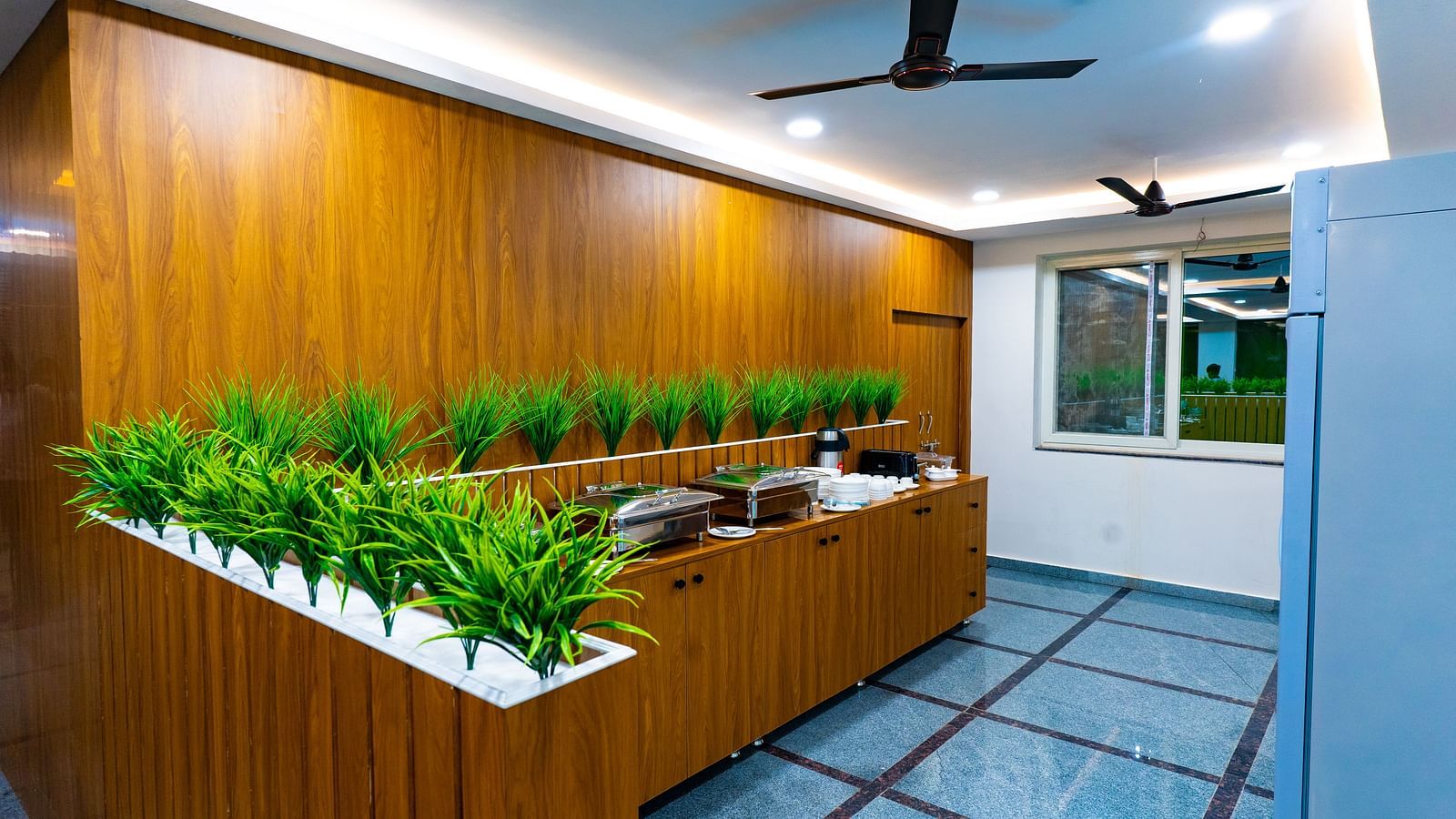 An image of a buffet area with many pots and utensils Hotel Aerotel, Hyderabad - A Unit of Comfort Hometel