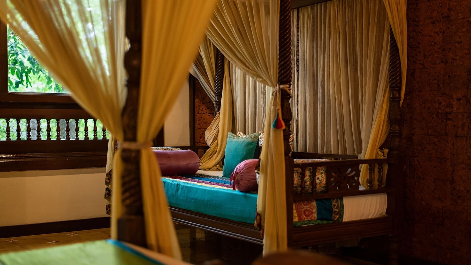 image of a sitting area at malnad palace suite at hoysala village resort, Hassan
