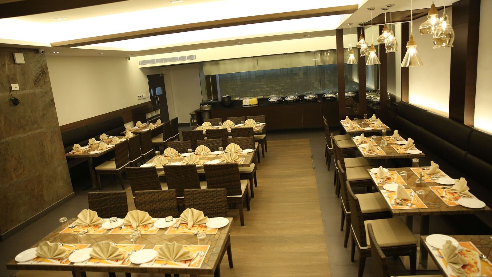 dining at a restaurant at Khanna Fiesta, Vellore