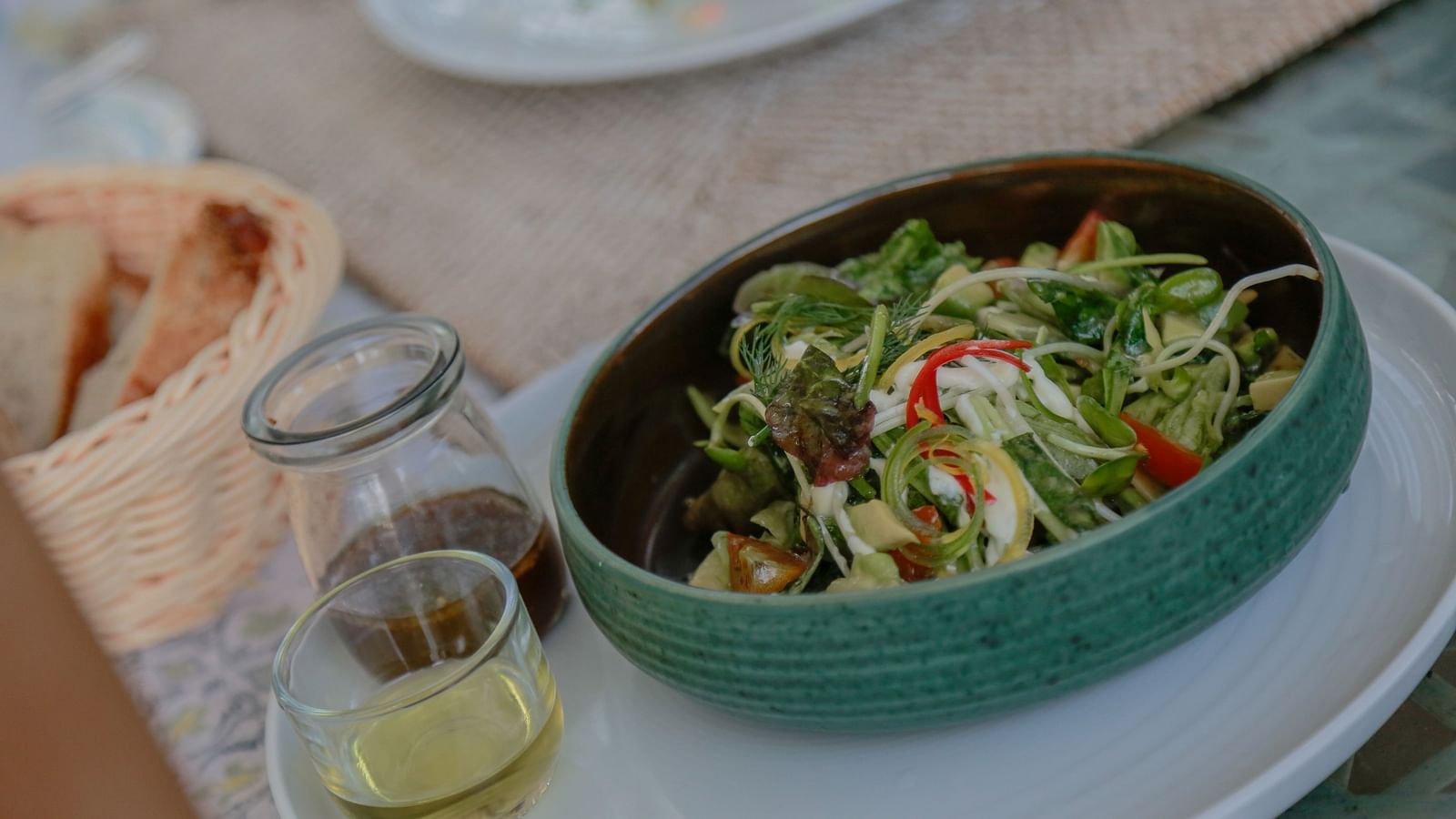 healthy food at Ajour Beach Club
