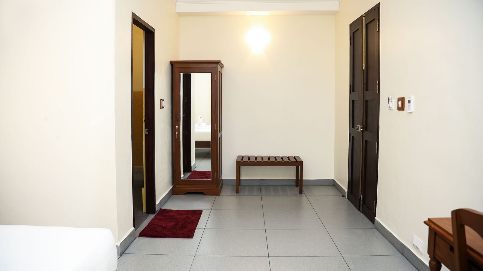 A corridor of a hotel | Mango Hill La Serene, Pondicherry