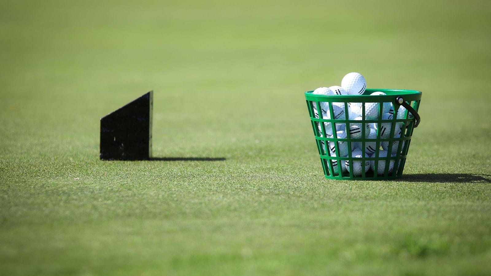 a view of golf balls in a basket at Rhythm Gurugram