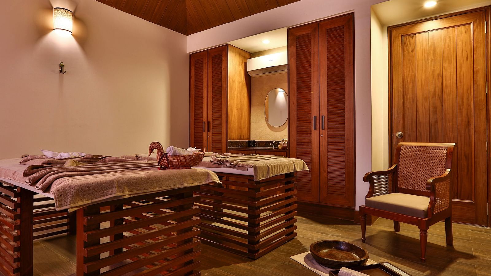 an image of a comfy spa beds and calming ambience of the spa - Rhythm Lonavala