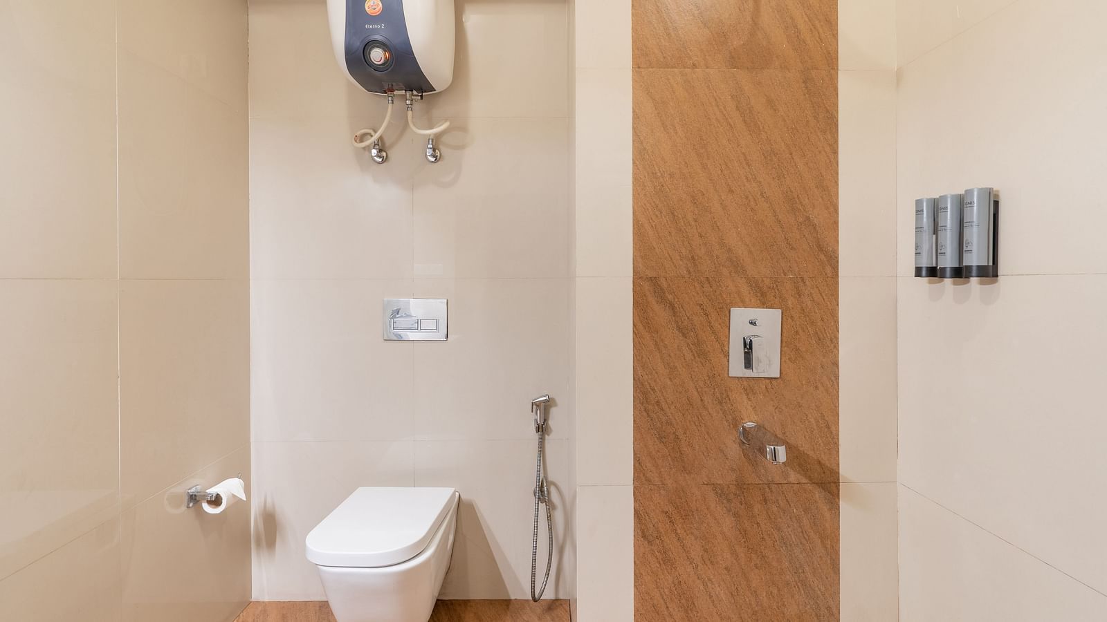 vanity area of premium room at Summit Lillium Hotel & Spa, Kalimpong