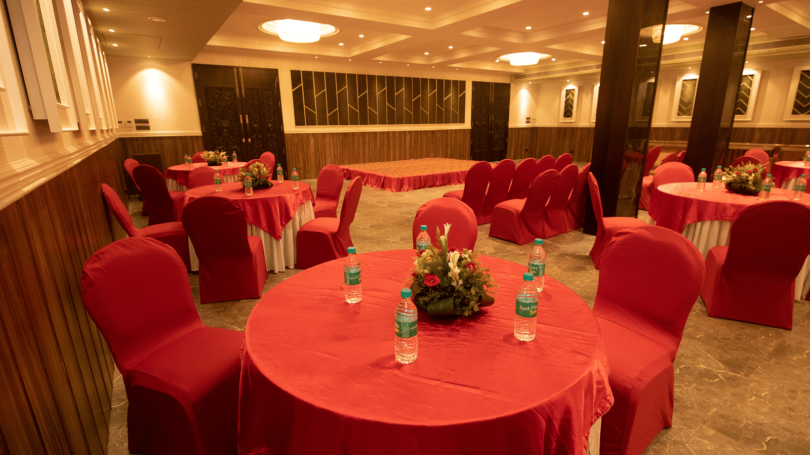 Seating arrangements inside Concorde hall 4 - The Cindrella Hotel, Siliguri
