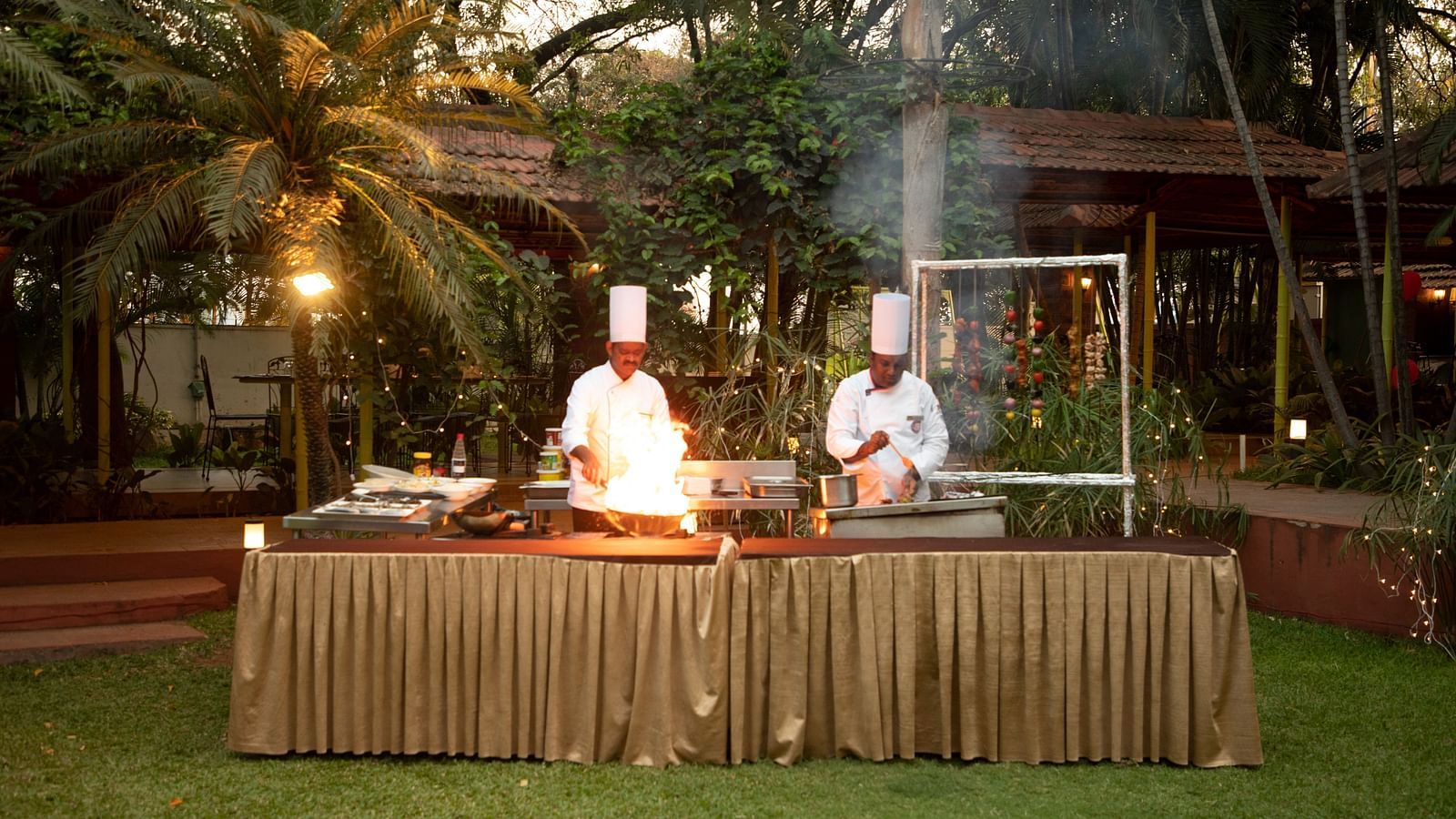LIVE KITCHEN AT GULMOHAR RESTAURANT