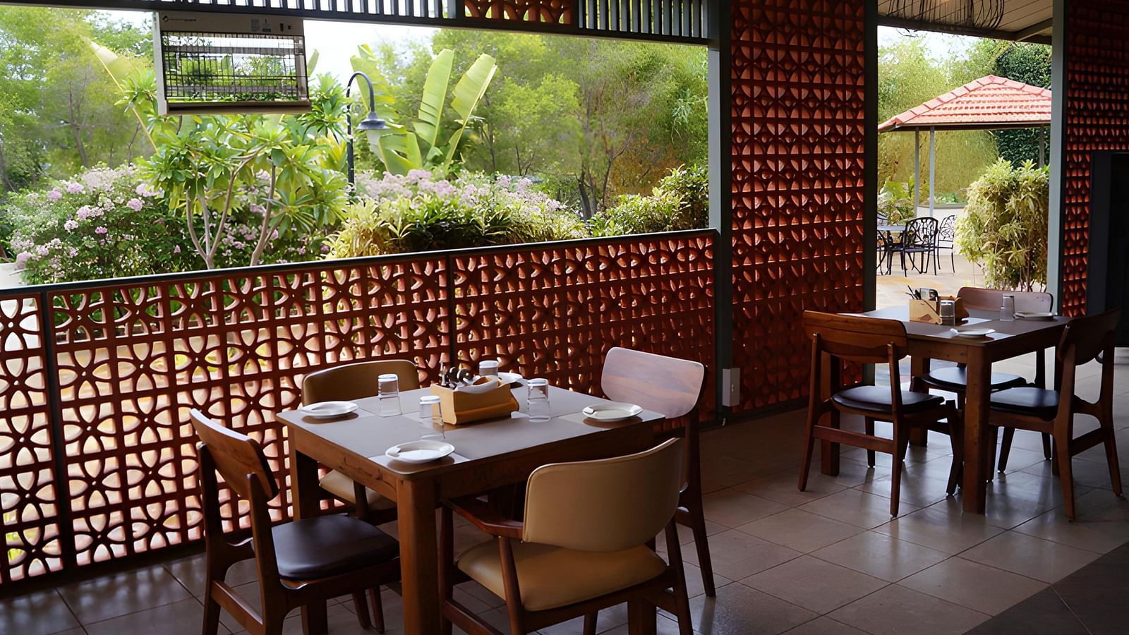 An image of the dining area - Trance Veechika Resort