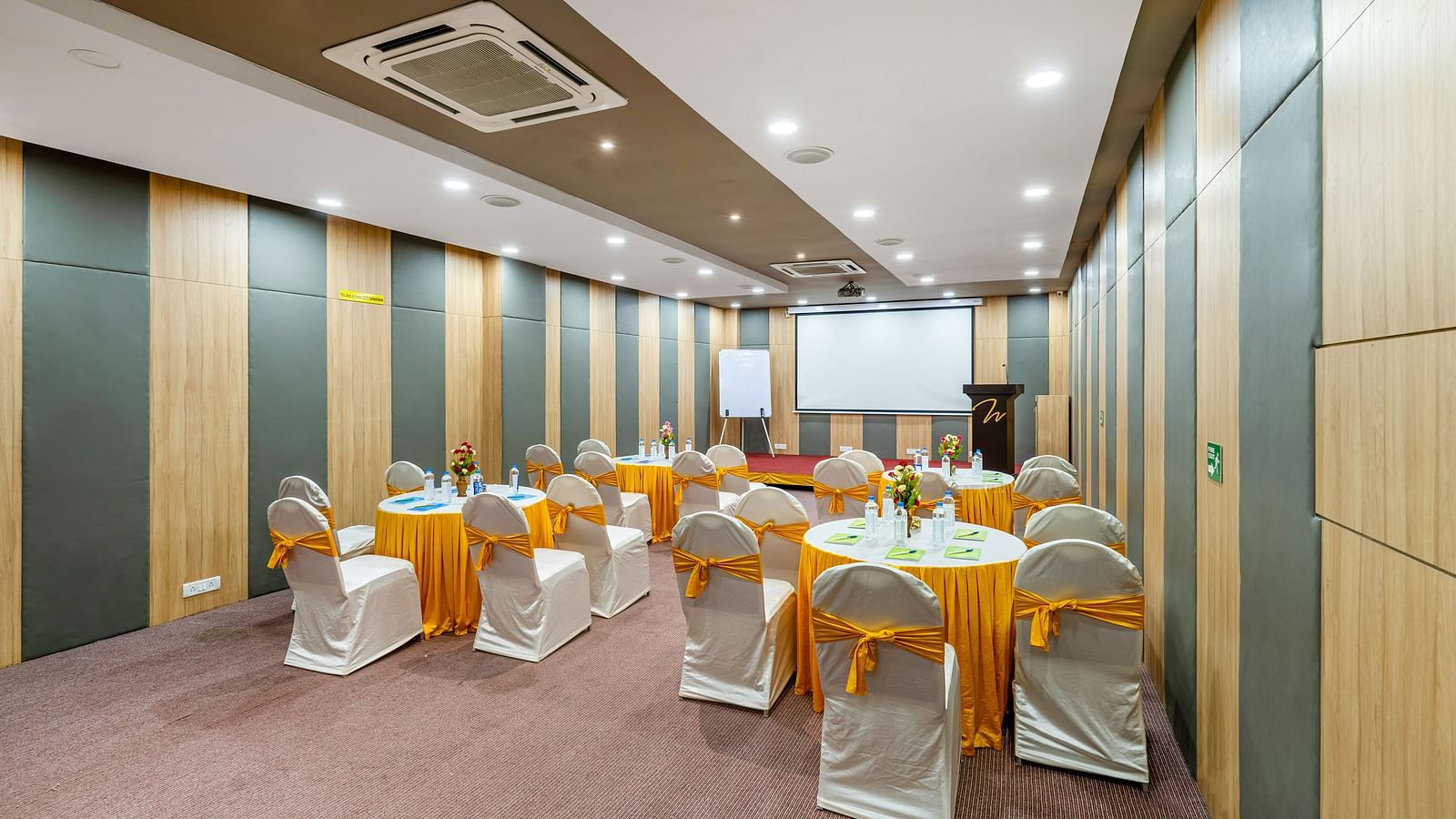Back side shot of conference hall at Westside Hotel Hitech City