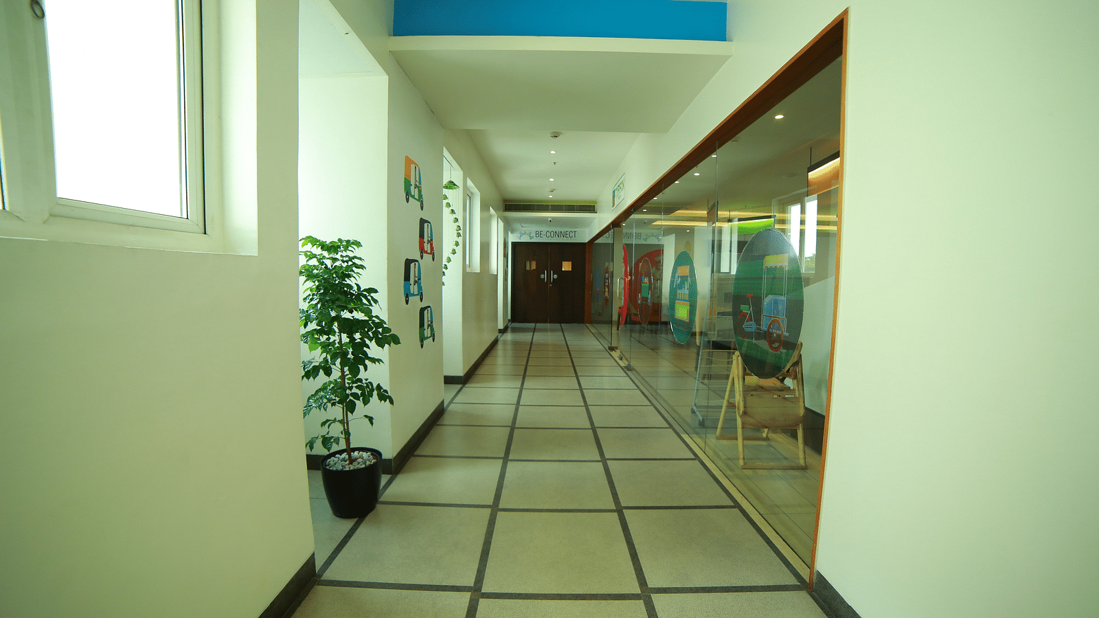 corridor of the Zibe Salem by GRT Hotels