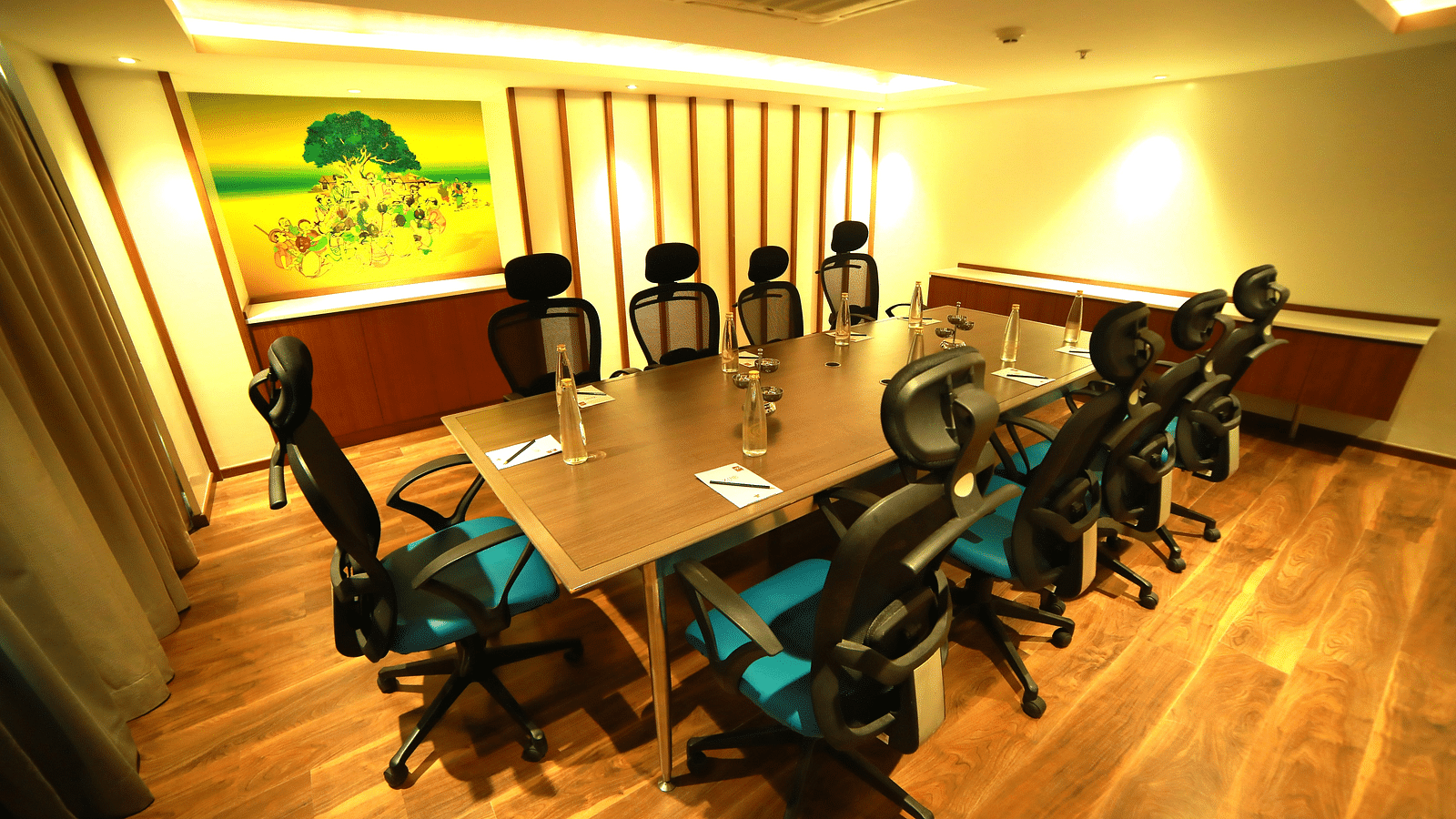 an image of a boardroom with air conditioner at  Zibe Salem by GRT Hotels