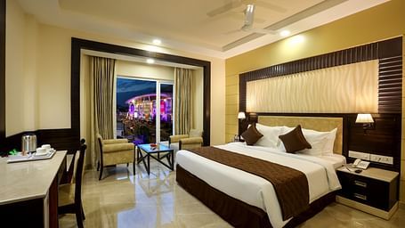Comfortable Executive Suite with an attached balcony at Hotel Aadithya, Chennai