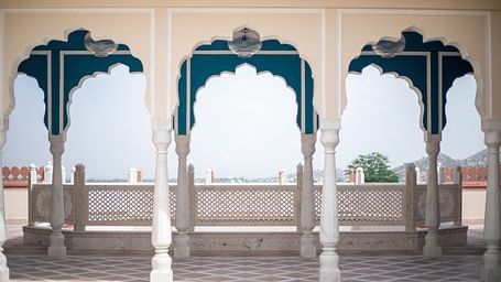 A terrace view of Shahpura Haveli
