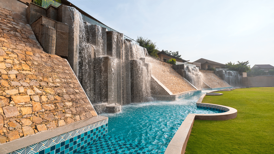 Plunge Pools with Waterfall