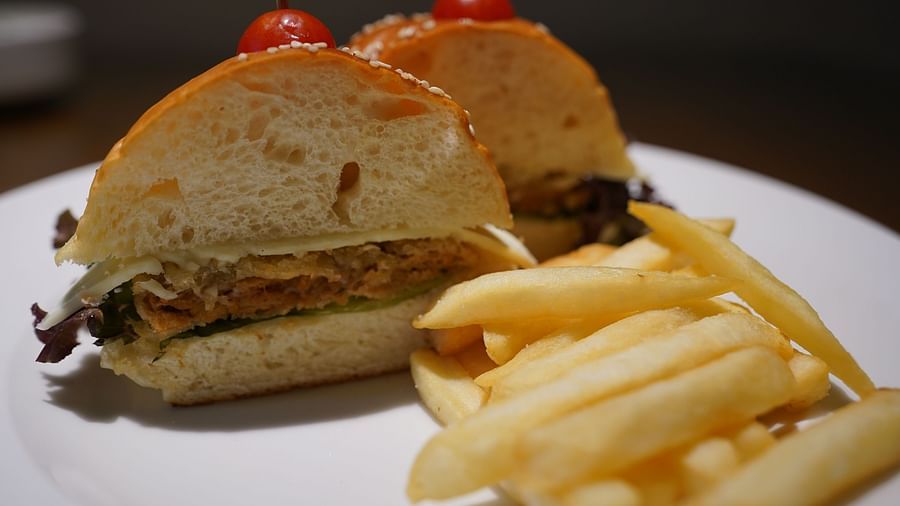 An image of burgers with fries - Argo By Trance, Goa