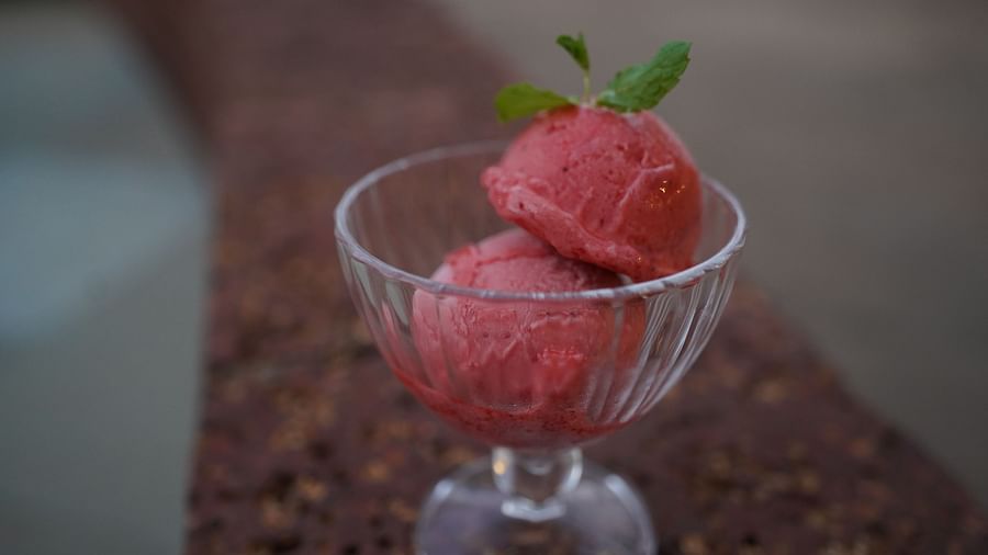 An image of an ice cream bowl served - Argo By Trance, Goa