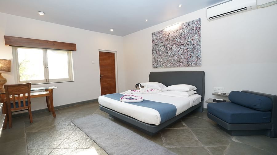 An image of a bedroom with king size bed - Argo By Trance, Goa