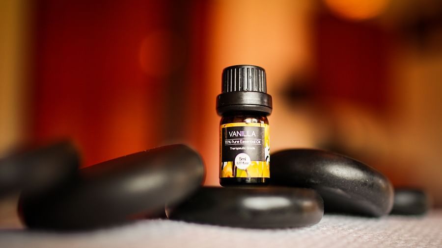 A collection of spa essentials enhancing the relaxation experience at The Pavilion, Brewery Gulch Inn & Spa