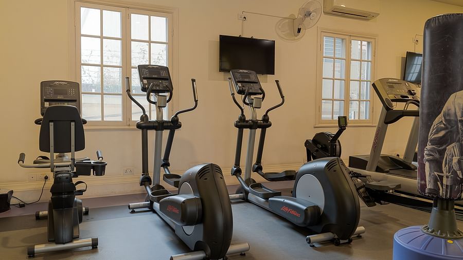 A fitness centre with various equipments | Central Mansions, Phnom Penh