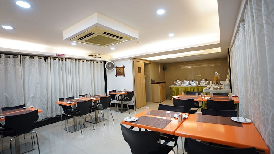 an image of a dining space with air- conditioner at  City Centre Residency, Bangalore