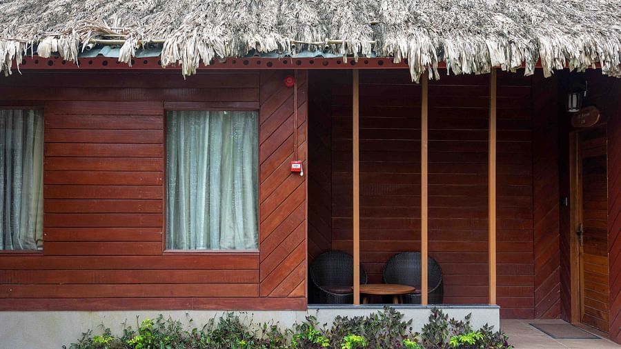 Image of Image of the facade of Coral Azure at Coral Reef Resort and Spa in Havelock featuring the shack and its doorway and windows