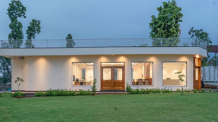 Restaurant Facade of Corbett Four Seasons, Ramnagar