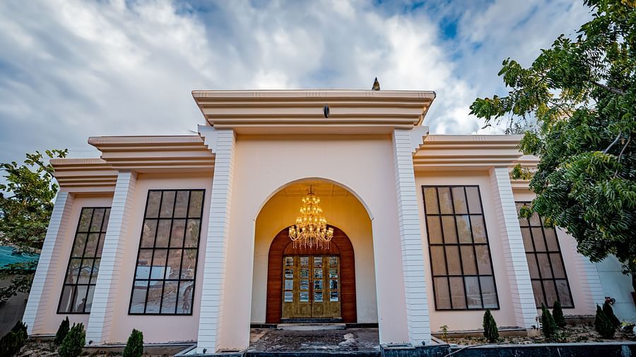 Entrance view of Essentia Luxury Resort & Spa, Udaipur.
