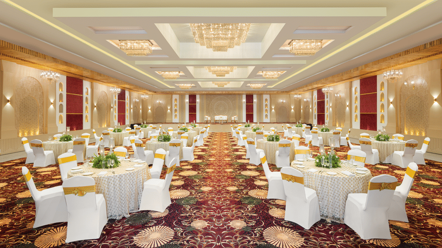 Grand Ballroom at Essentia Luxury Resort & Spa, Udaipur.