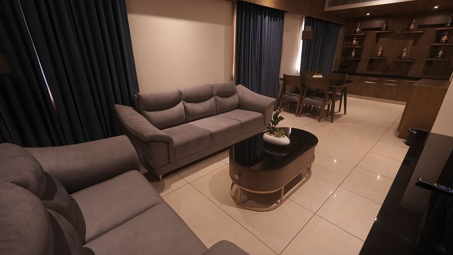 Presidental suite living hall