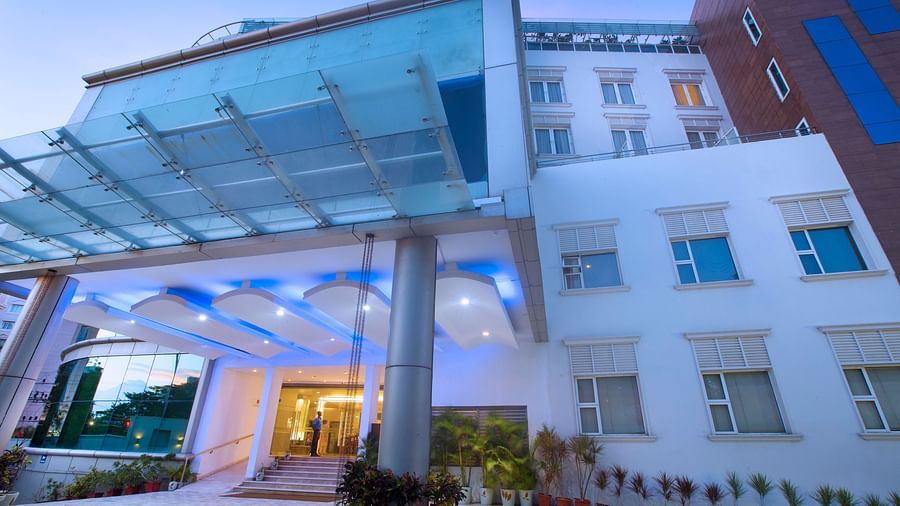 Entrance of Hotel Atithi - TGI Grand, Pondicherry