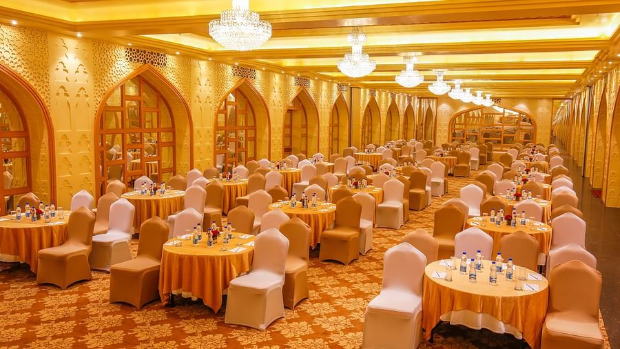 Seating arrangement at the Shehnaz Hall