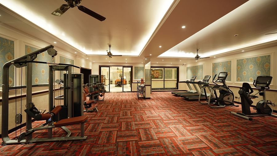 fitness equipment at the gym - Mayfair Tea Resort, Siliguri 1
