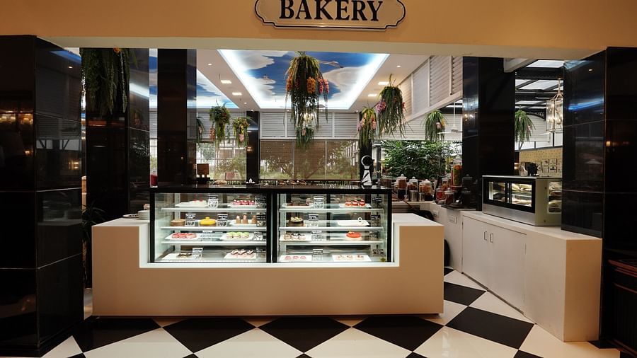 the confectionery counter at the bakery shop -Mayfair Tea Resort, Siliguri 3