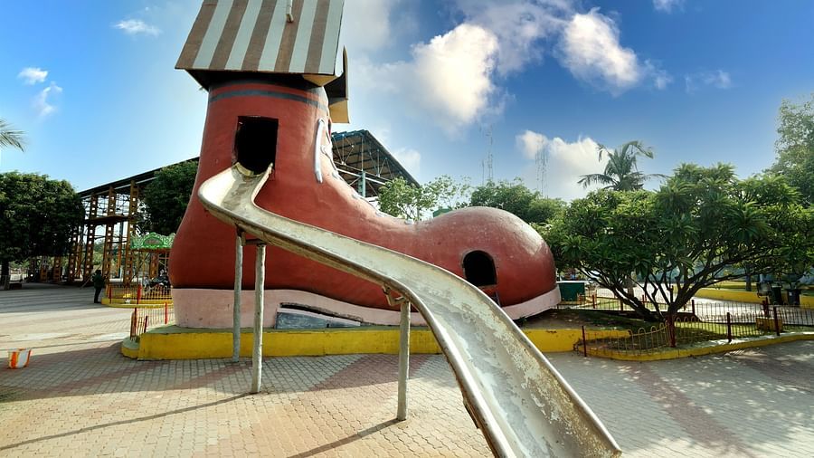 amusement park Slide  ride for kids