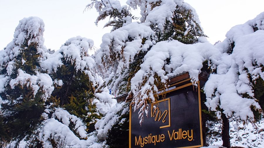 sign board of Mystique Valley Resort  