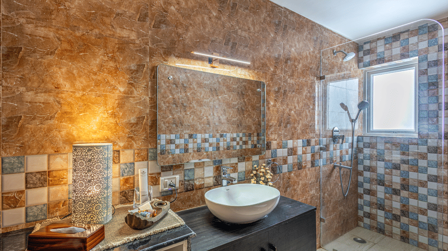 overview of the bathroom inside one of the rooms - Neer Ganga Resorts