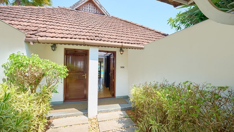 exterior shot of a room at Rhythm Kumarakom