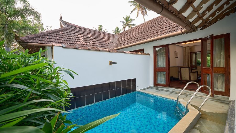 a plunge pool inside one of the rooms - Rhythm Kumarakom