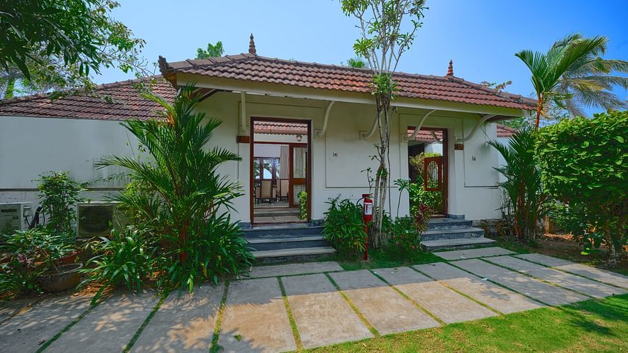 exterior shot of a room at Rhythm Kumarakom