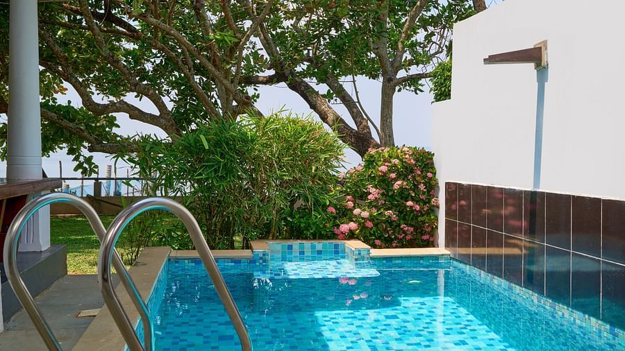 an image of a close up shot of a plunge pool inside one of the rooms - Rhythm Kumarakom